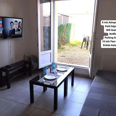 Appartement 2, Jardin, Collation, 5 Min De L'Aeroport Cdg Le Mesnil-Amelot Extérieur photo