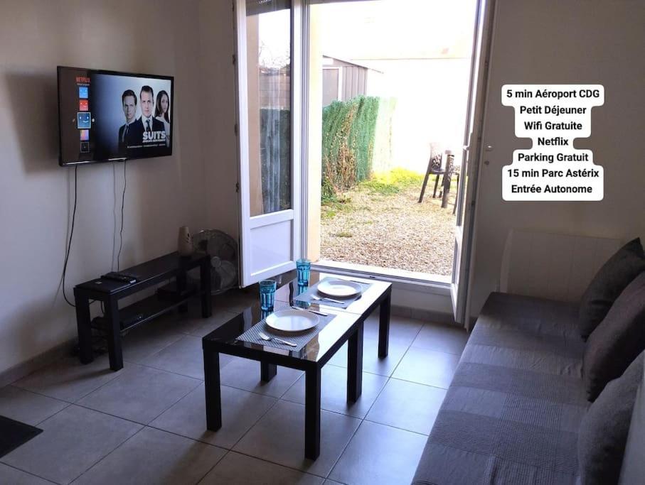 2, Jardin, Collation, 5 Min De L'aeroport Cdg Apartment *